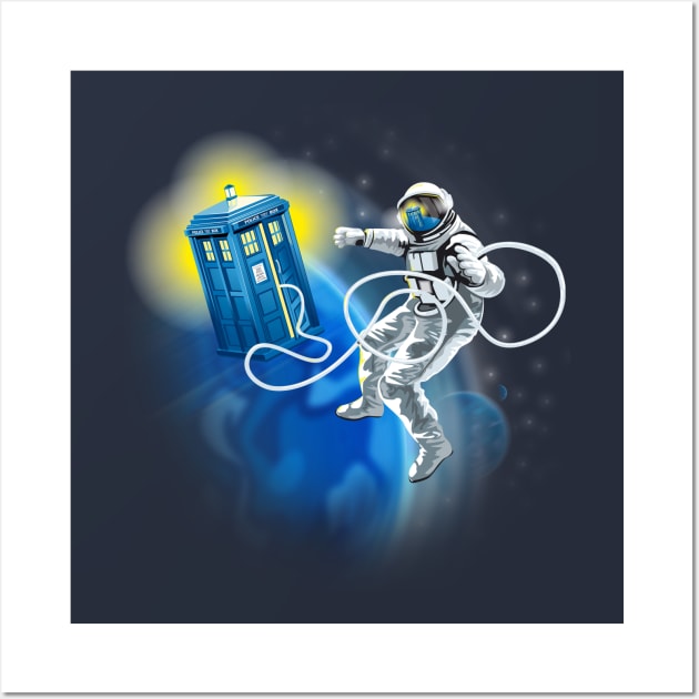 Dr Who - TOP TEN #9 (Space Walk) Wall Art by LaughingDevil